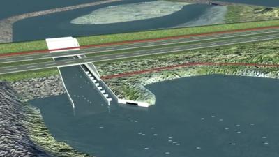 Gat in Afsluitdijk voor vismigratie