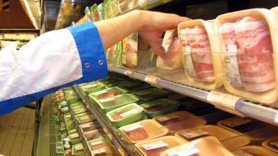Foto van vlees in supermarkt | Archief EHF