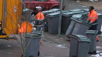 Foto van afvalcontainer vuilnisman | Archief EHF