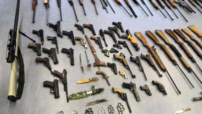 Ruim 250 wapens ingeleverd bij Rotterdamse politie