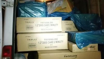 Politie vindt 1100 kilo illegaal en professioneel vuurwerk in bestelbus