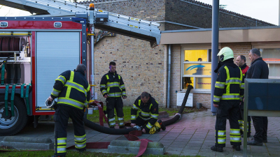 Wateroverlast bij Gezondheidscentrum in Schijndel