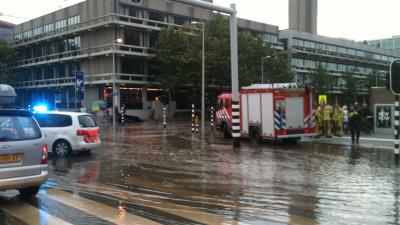 gesprongen waterleiding