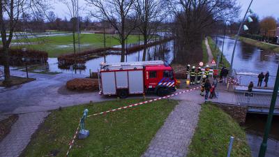 Sportpark onder water door problemen met klep in duiker