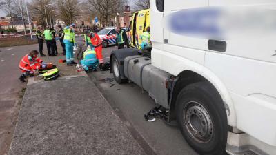 wielrenner-vrachtwagen