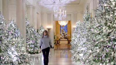 Melania Trump heeft het Witte Huis versierd