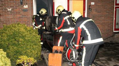 Woonkamer uitgebrand in Hoogeveen 