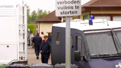 woonwagenkamp-politie