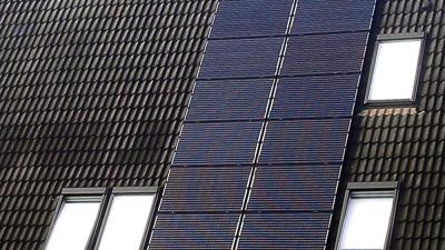 Foto van zonnepanelen op dak van woning | Archief EHF