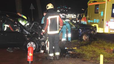 Drie gewonden bij aanrijding Zuidwolde