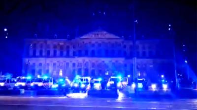 zwaailichten-politie-dam